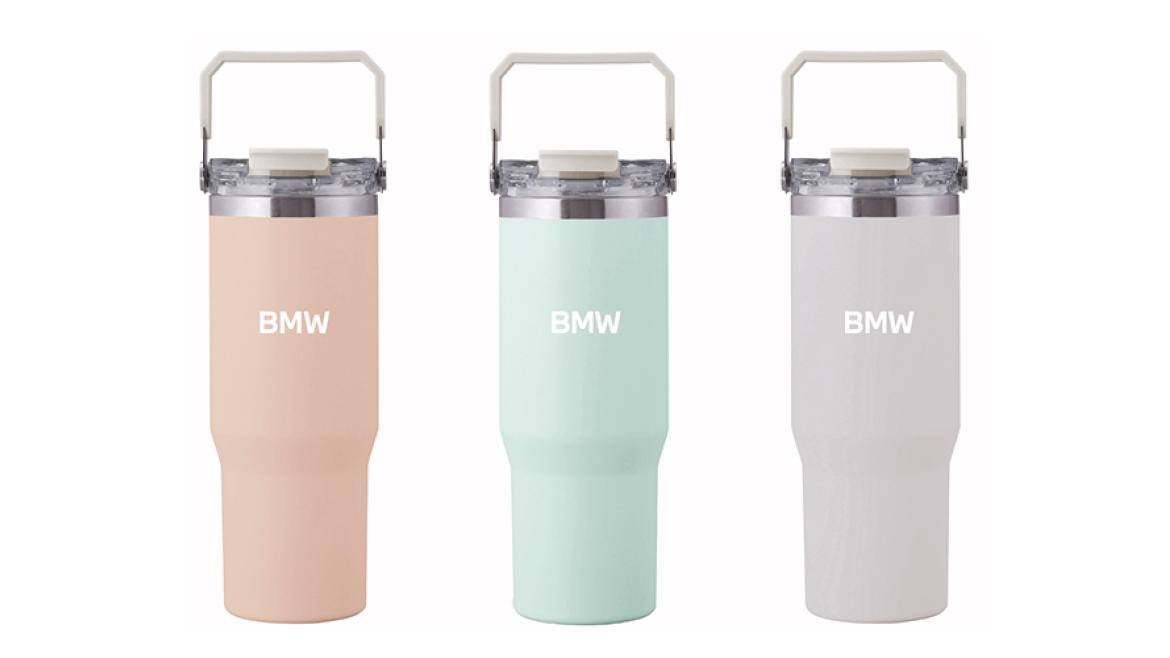 アンサンブル ハンドル付き 真空二重2WAYタンブラー (ストロー付き)